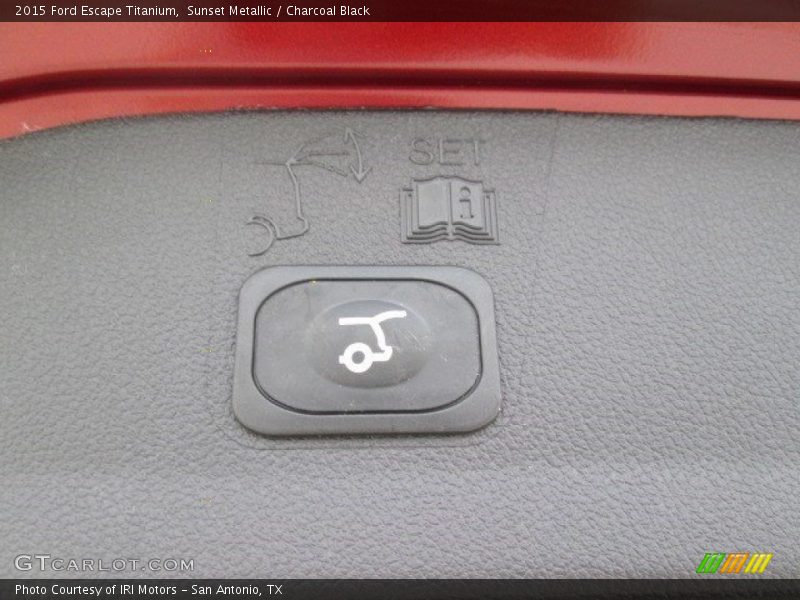 Sunset Metallic / Charcoal Black 2015 Ford Escape Titanium