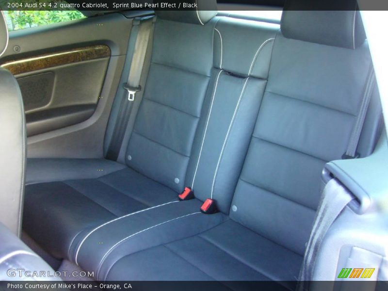 Sprint Blue Pearl Effect / Black 2004 Audi S4 4.2 quattro Cabriolet