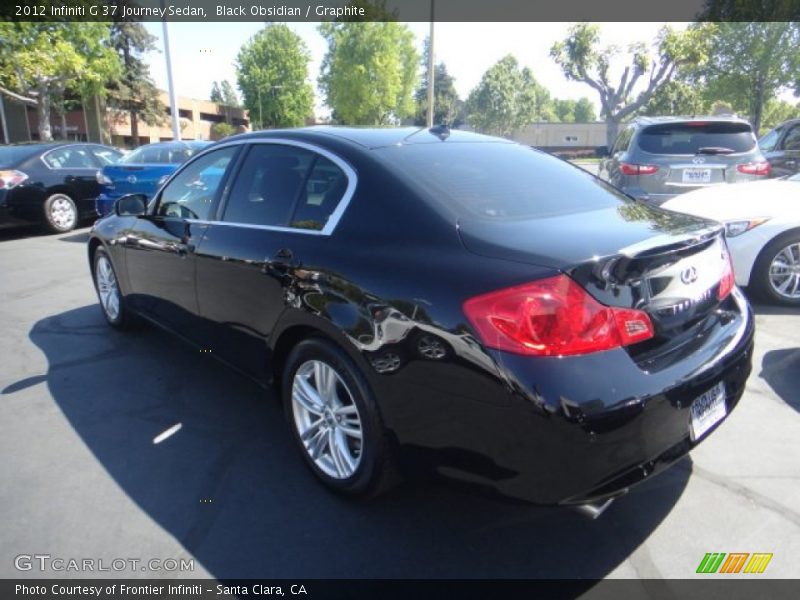 Black Obsidian / Graphite 2012 Infiniti G 37 Journey Sedan