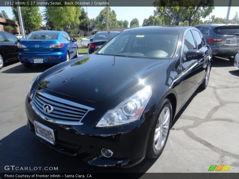 Black Obsidian / Graphite 2012 Infiniti G 37 Journey Sedan