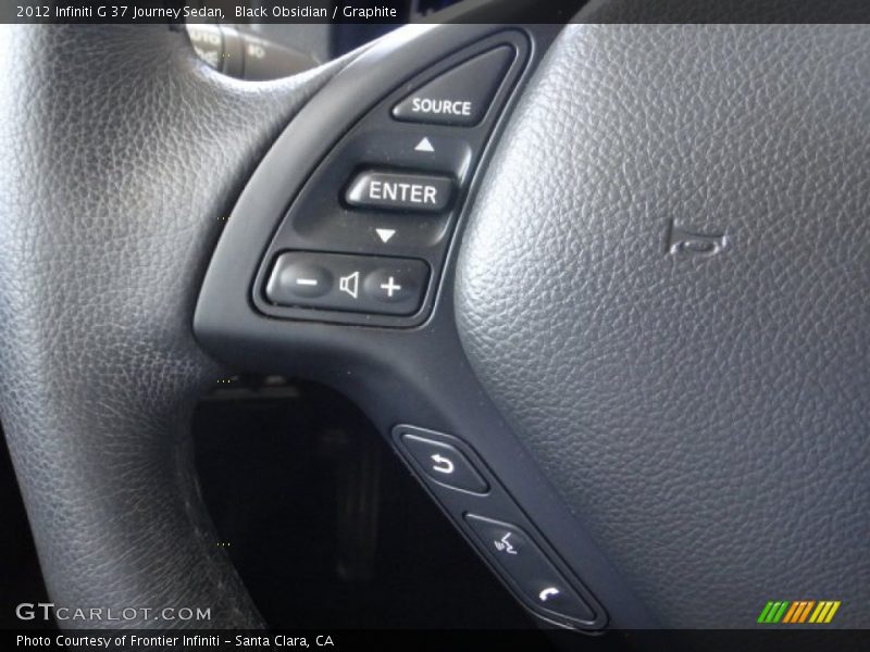 Black Obsidian / Graphite 2012 Infiniti G 37 Journey Sedan