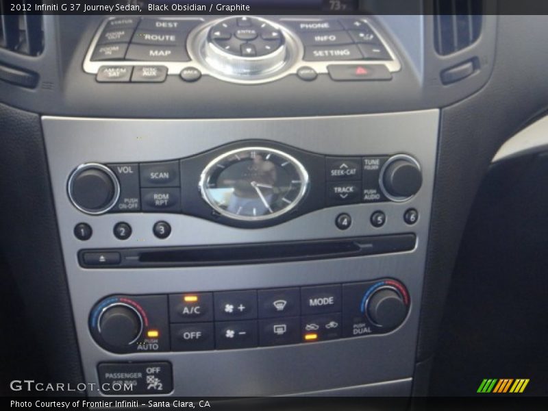 Black Obsidian / Graphite 2012 Infiniti G 37 Journey Sedan