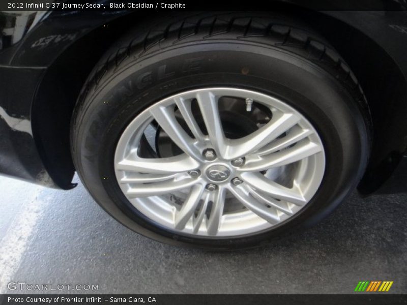 Black Obsidian / Graphite 2012 Infiniti G 37 Journey Sedan