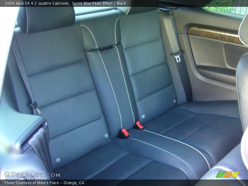 Sprint Blue Pearl Effect / Black 2004 Audi S4 4.2 quattro Cabriolet