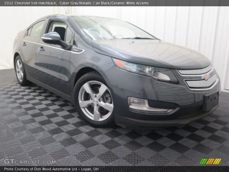 Cyber Gray Metallic / Jet Black/Ceramic White Accents 2012 Chevrolet Volt Hatchback