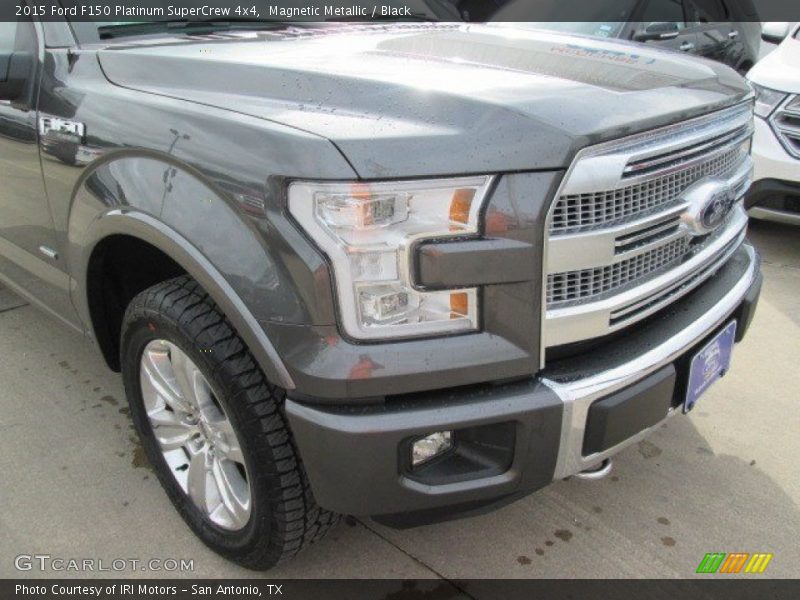 Magnetic Metallic / Black 2015 Ford F150 Platinum SuperCrew 4x4