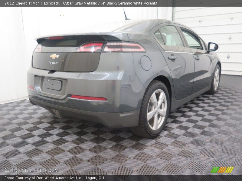 Cyber Gray Metallic / Jet Black/Ceramic White Accents 2012 Chevrolet Volt Hatchback