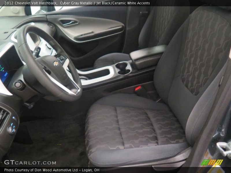 Cyber Gray Metallic / Jet Black/Ceramic White Accents 2012 Chevrolet Volt Hatchback