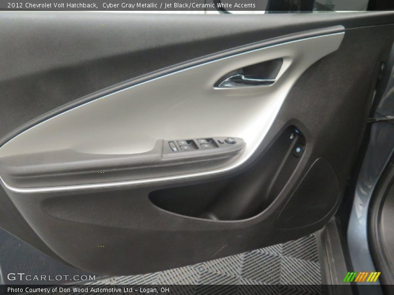 Cyber Gray Metallic / Jet Black/Ceramic White Accents 2012 Chevrolet Volt Hatchback