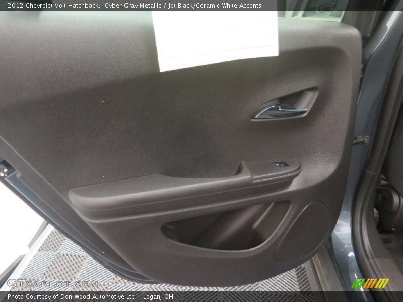 Cyber Gray Metallic / Jet Black/Ceramic White Accents 2012 Chevrolet Volt Hatchback