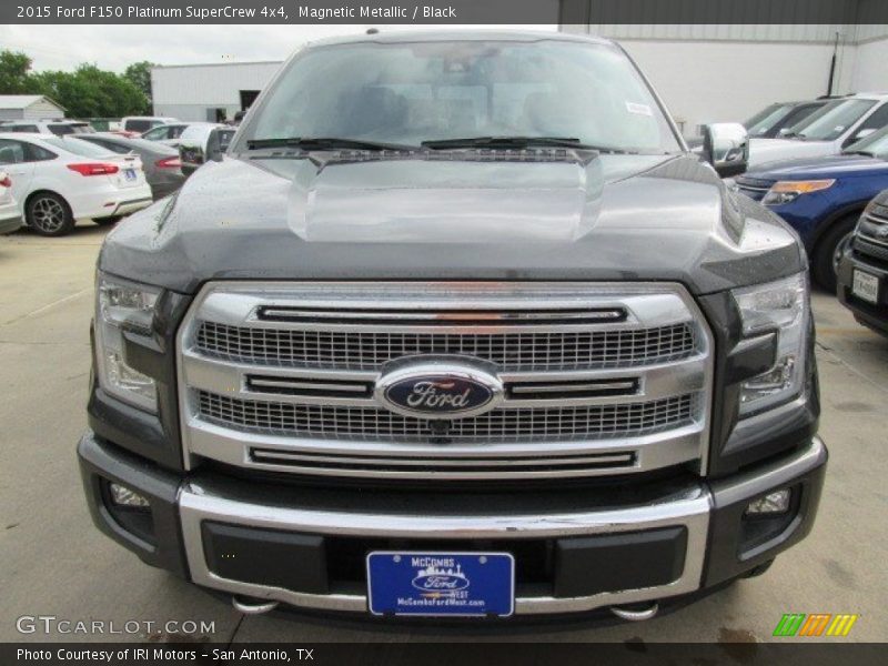 Magnetic Metallic / Black 2015 Ford F150 Platinum SuperCrew 4x4