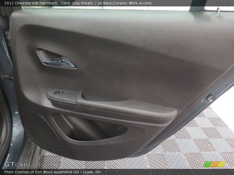 Cyber Gray Metallic / Jet Black/Ceramic White Accents 2012 Chevrolet Volt Hatchback