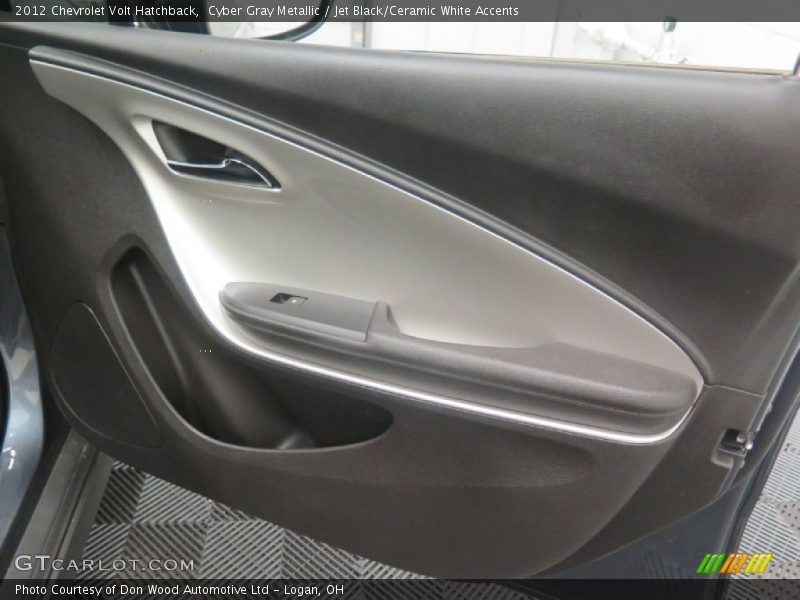 Cyber Gray Metallic / Jet Black/Ceramic White Accents 2012 Chevrolet Volt Hatchback