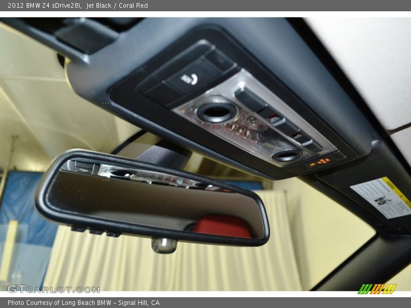 Jet Black / Coral Red 2012 BMW Z4 sDrive28i