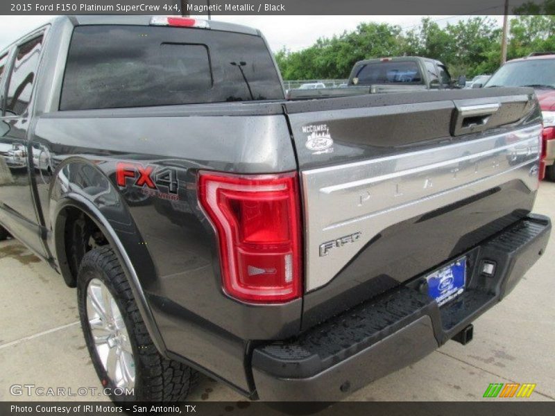 Magnetic Metallic / Black 2015 Ford F150 Platinum SuperCrew 4x4