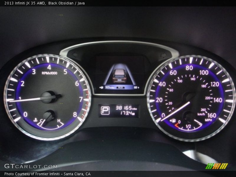Black Obsidian / Java 2013 Infiniti JX 35 AWD