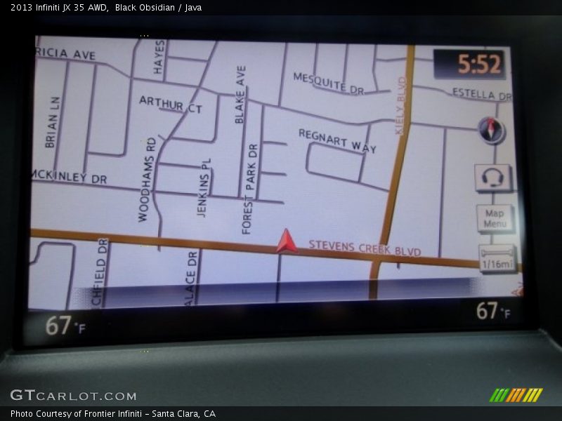 Black Obsidian / Java 2013 Infiniti JX 35 AWD