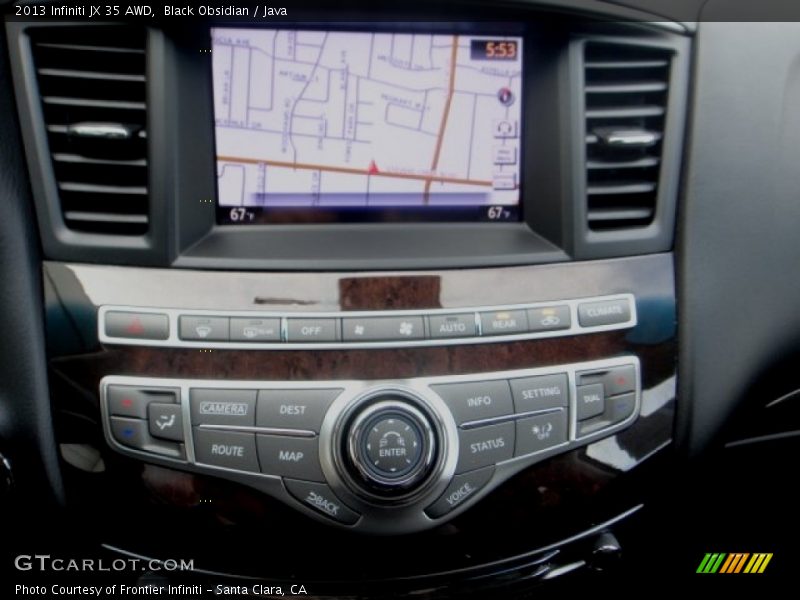 Black Obsidian / Java 2013 Infiniti JX 35 AWD