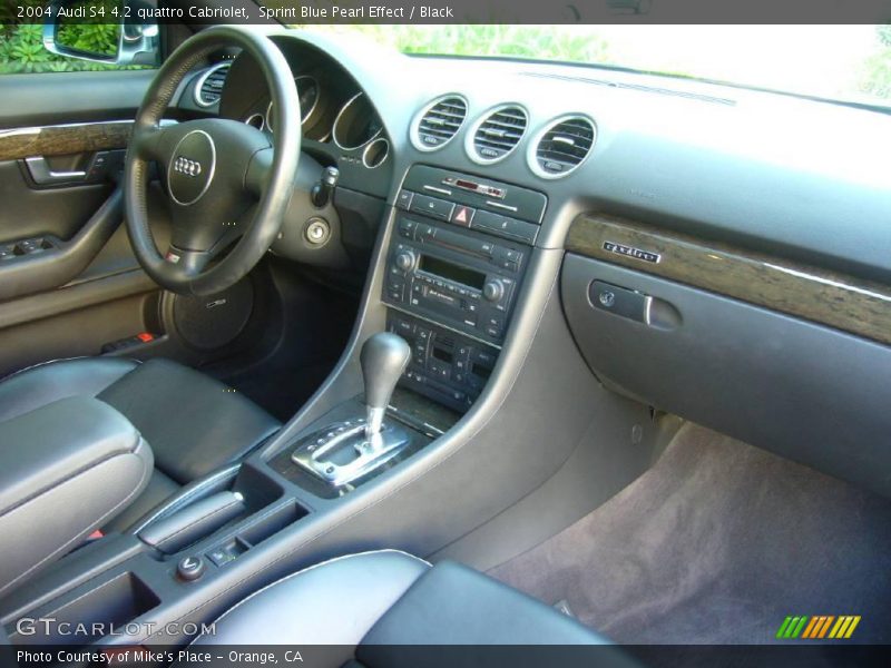 Sprint Blue Pearl Effect / Black 2004 Audi S4 4.2 quattro Cabriolet