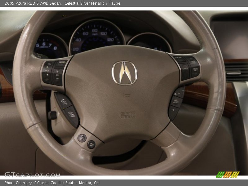 Celestial Silver Metallic / Taupe 2005 Acura RL 3.5 AWD Sedan