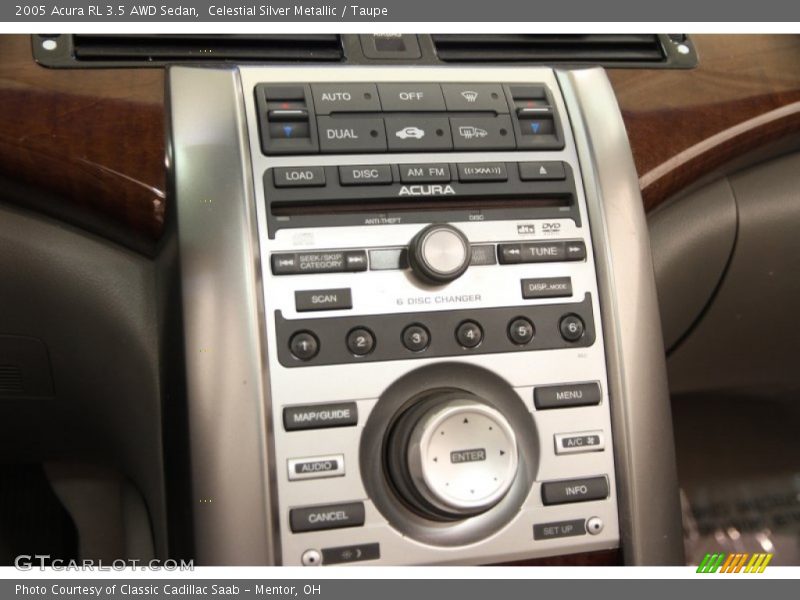Celestial Silver Metallic / Taupe 2005 Acura RL 3.5 AWD Sedan