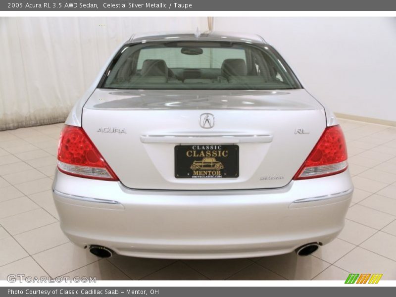 Celestial Silver Metallic / Taupe 2005 Acura RL 3.5 AWD Sedan