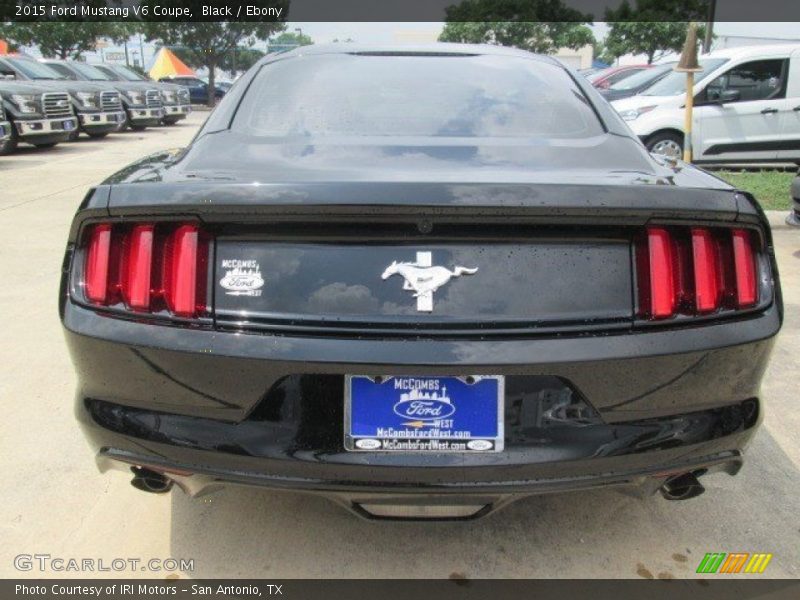 Black / Ebony 2015 Ford Mustang V6 Coupe