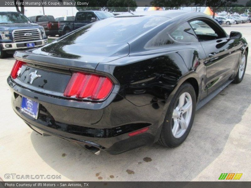 Black / Ebony 2015 Ford Mustang V6 Coupe