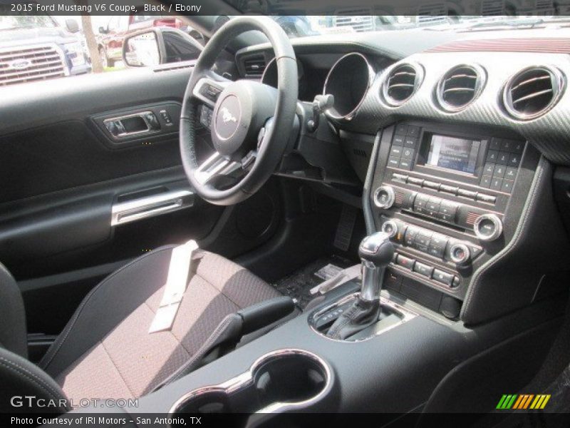 Black / Ebony 2015 Ford Mustang V6 Coupe