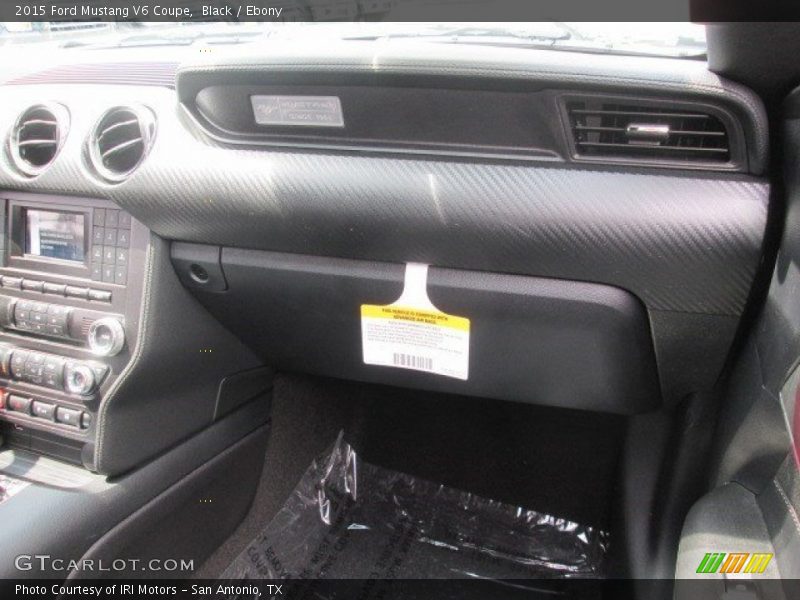 Black / Ebony 2015 Ford Mustang V6 Coupe