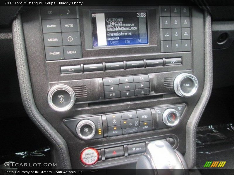 Black / Ebony 2015 Ford Mustang V6 Coupe