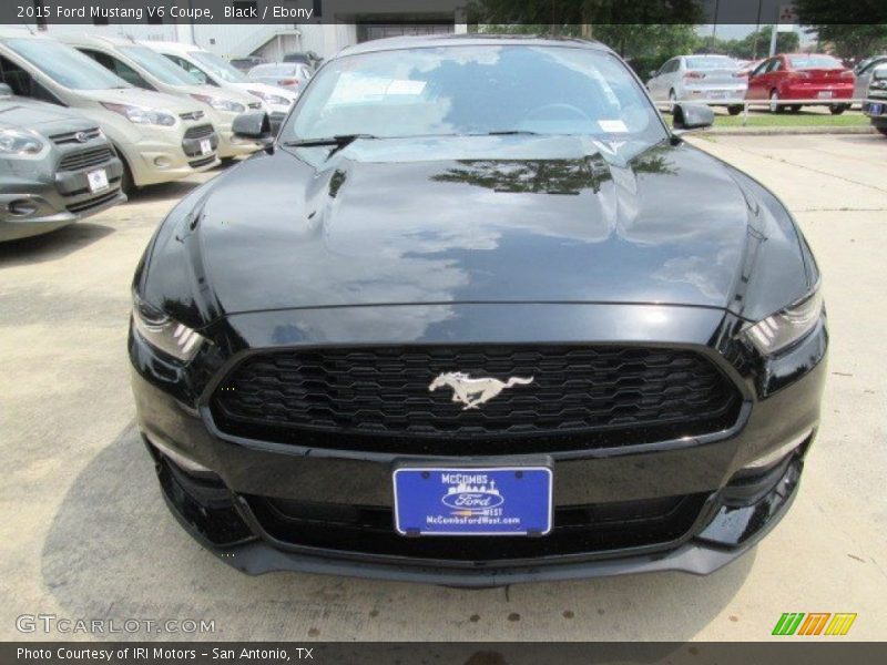 Black / Ebony 2015 Ford Mustang V6 Coupe