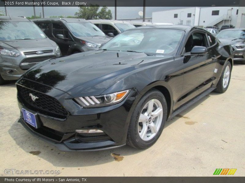 Black / Ebony 2015 Ford Mustang V6 Coupe