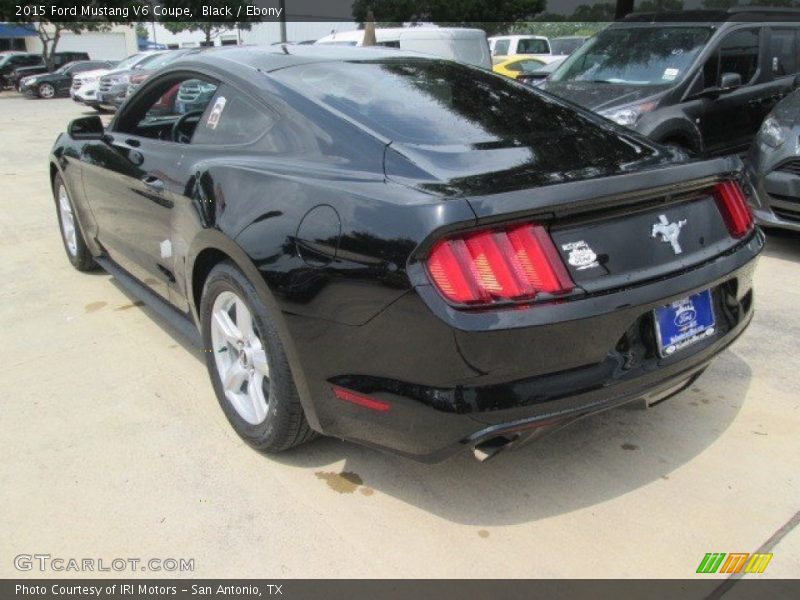 Black / Ebony 2015 Ford Mustang V6 Coupe