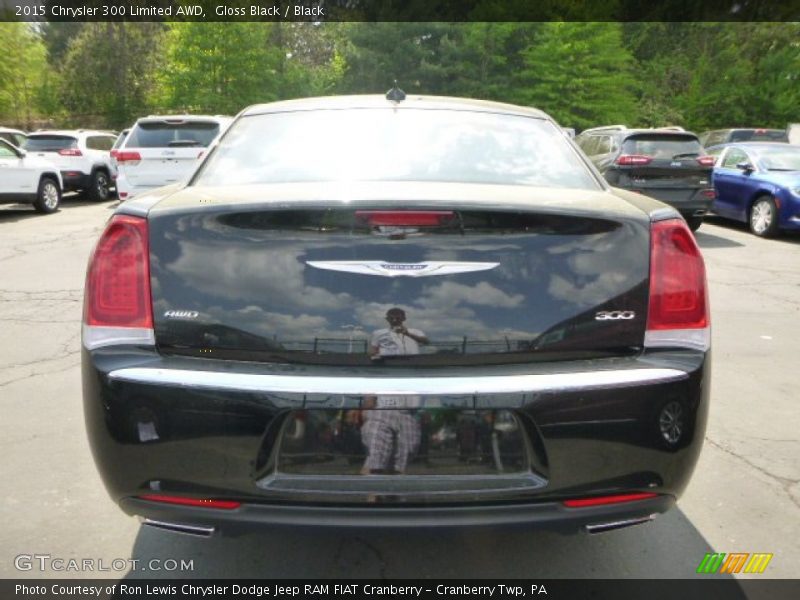 Gloss Black / Black 2015 Chrysler 300 Limited AWD