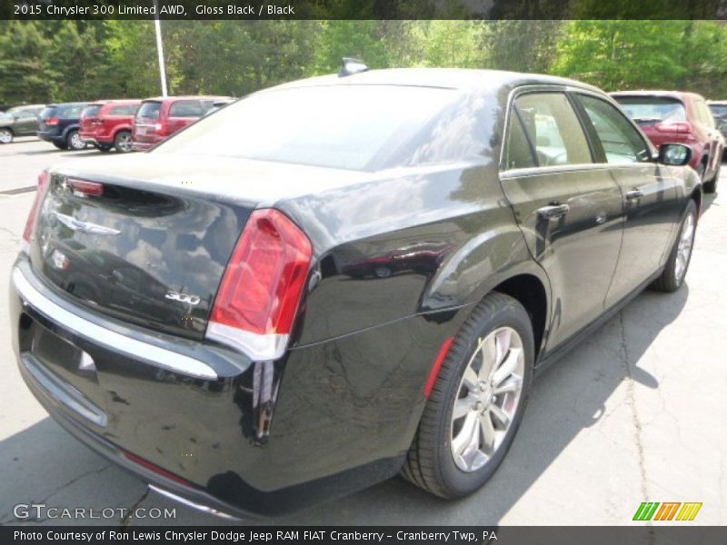 Gloss Black / Black 2015 Chrysler 300 Limited AWD