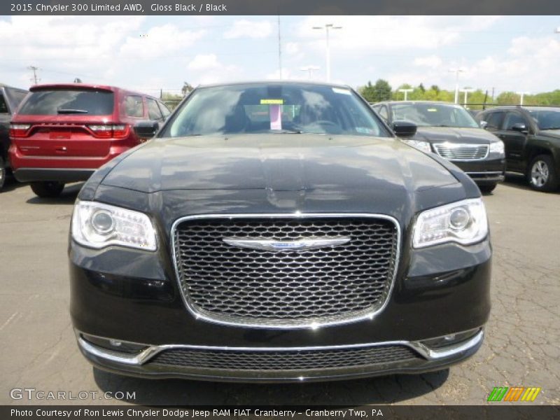 Gloss Black / Black 2015 Chrysler 300 Limited AWD