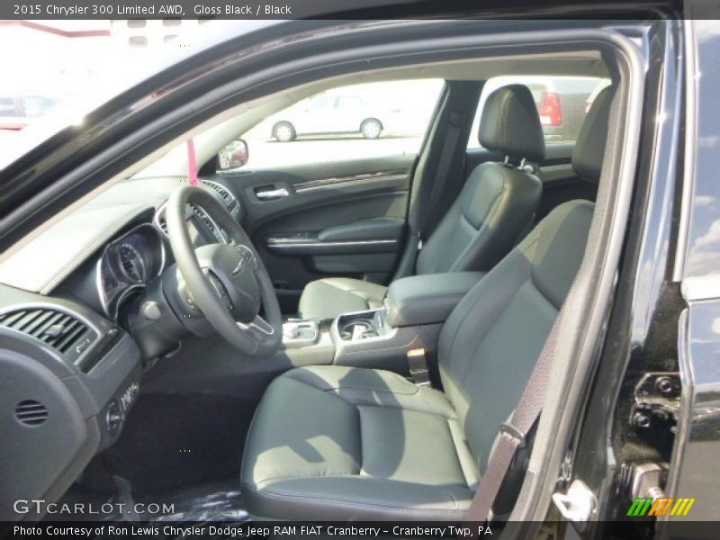 Gloss Black / Black 2015 Chrysler 300 Limited AWD