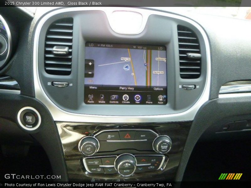 Gloss Black / Black 2015 Chrysler 300 Limited AWD