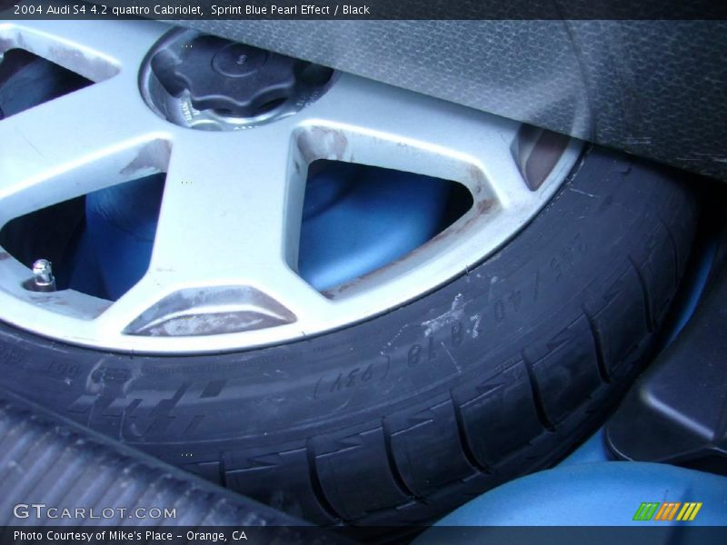 Sprint Blue Pearl Effect / Black 2004 Audi S4 4.2 quattro Cabriolet