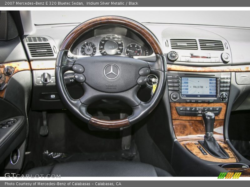 Iridium Silver Metallic / Black 2007 Mercedes-Benz E 320 Bluetec Sedan