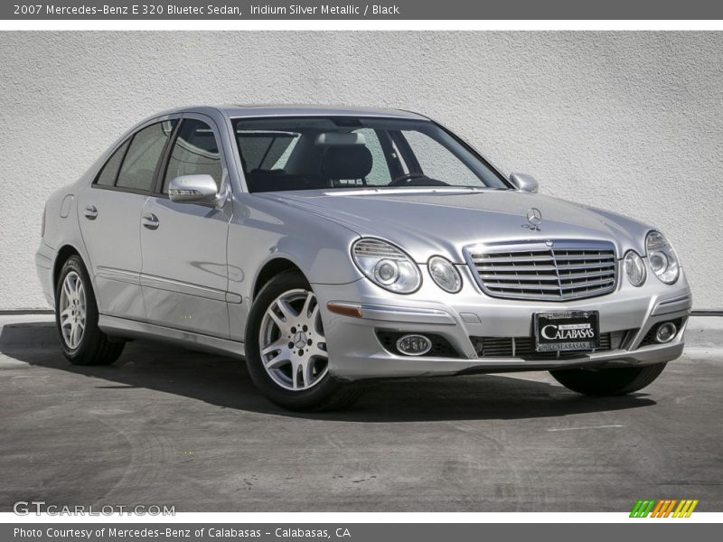 Iridium Silver Metallic / Black 2007 Mercedes-Benz E 320 Bluetec Sedan
