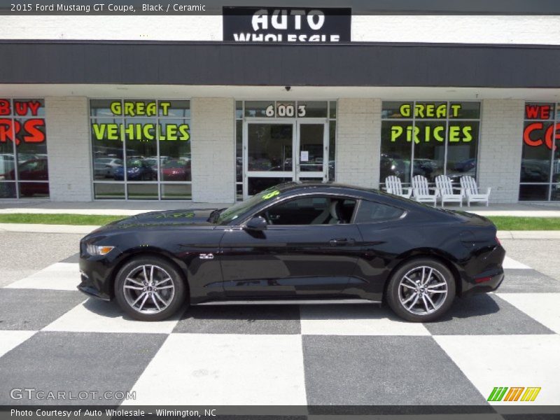Black / Ceramic 2015 Ford Mustang GT Coupe