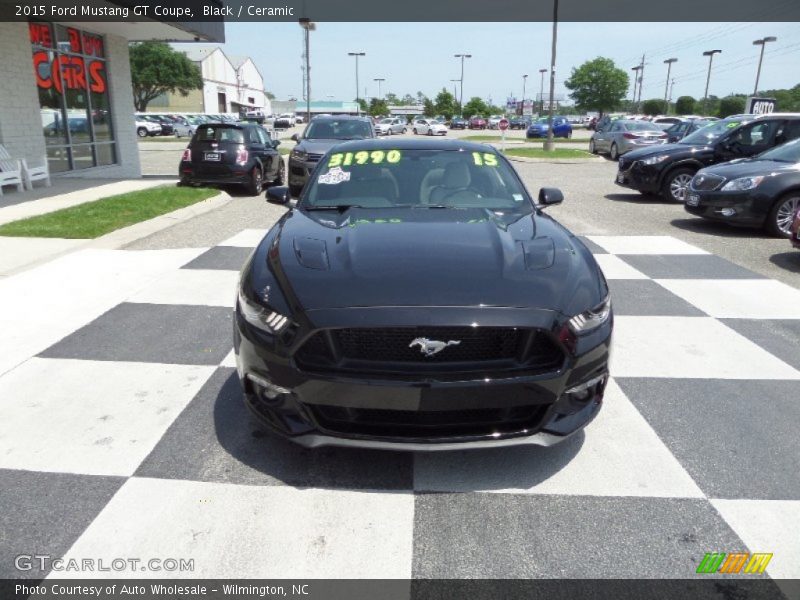 Black / Ceramic 2015 Ford Mustang GT Coupe