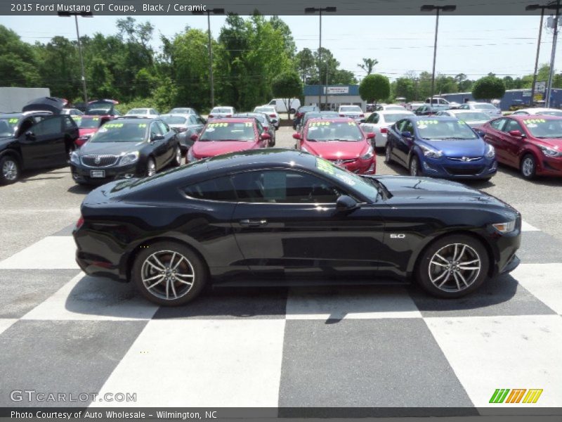 Black / Ceramic 2015 Ford Mustang GT Coupe