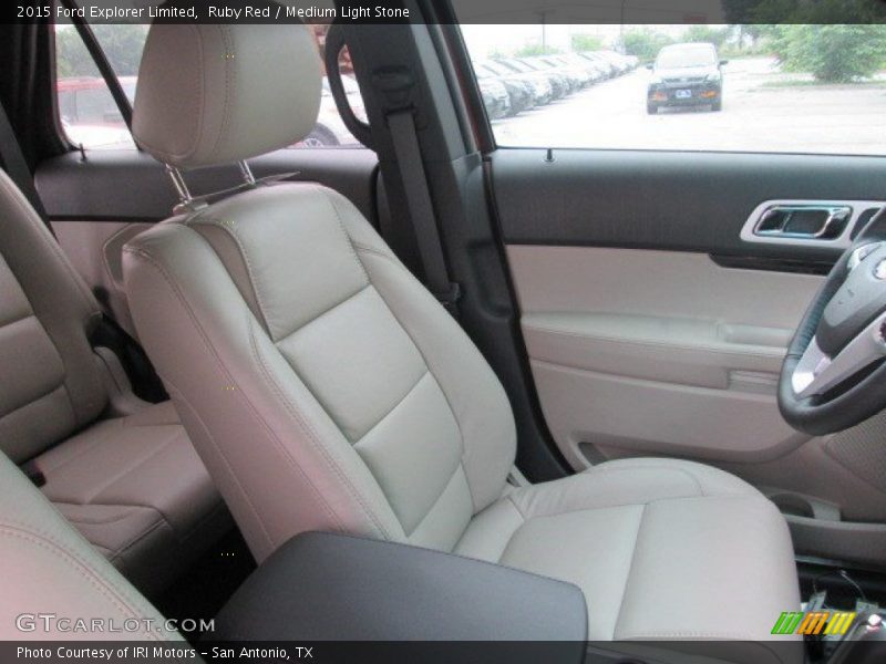 Ruby Red / Medium Light Stone 2015 Ford Explorer Limited