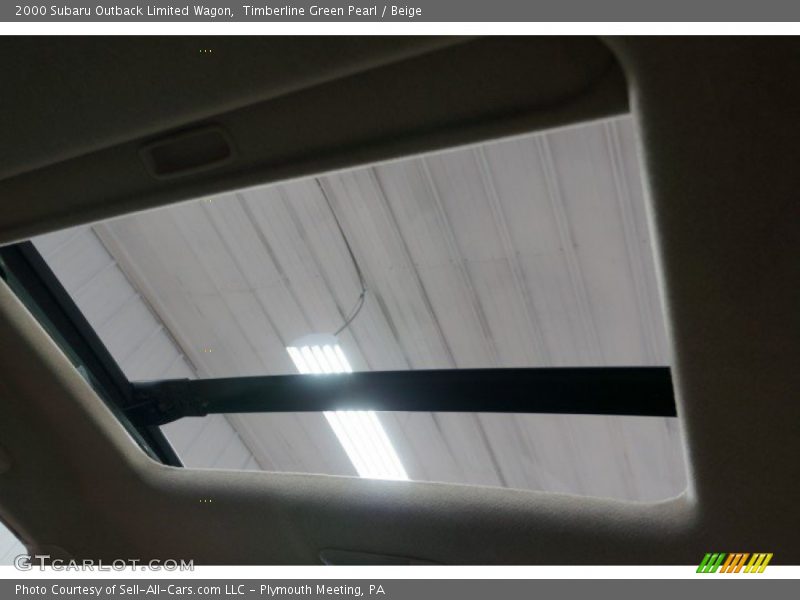 Timberline Green Pearl / Beige 2000 Subaru Outback Limited Wagon