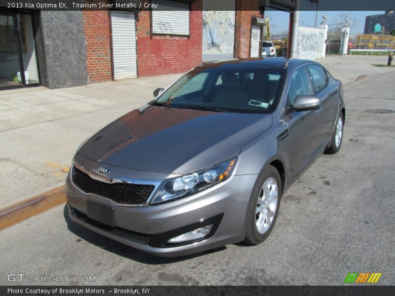 Titanium Silver Metallic / Gray 2013 Kia Optima EX