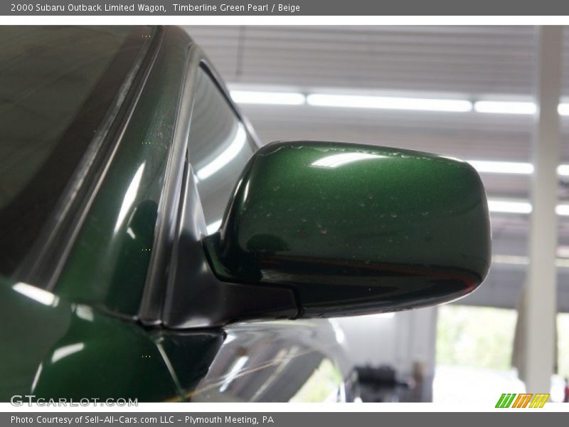 Timberline Green Pearl / Beige 2000 Subaru Outback Limited Wagon