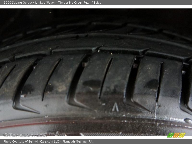Timberline Green Pearl / Beige 2000 Subaru Outback Limited Wagon